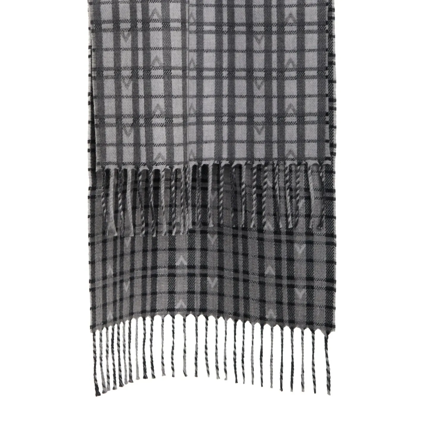 E.Marinella SCIARPA LOGO EM GRIGIA In lana Sale
