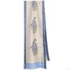 E.Marinella SCIARPA TUBOLARE BEIGE IN SETA TWILL Paisley pattern Sale