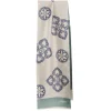 E.Marinella SCIARPA TUBOLARE BEIGE IN SETA TWILL Busy pattern New