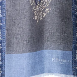 E.Marinella SCIARPA TUBOLARE GRIGIA IN SETA TWILL Paisley pattern Sale