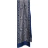 E.Marinella SCIARPA TUBOLARE GRIGIO SCURO IN SETA TWILL Classic daisy Online