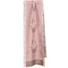 E.Marinella SCIARPA TUBOLARE ROSA IN SETA TWILL Paisley pattern Online