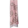 E.Marinella SCIARPA TUBOLARE ROSA IN SETA TWILL Busy pattern Best