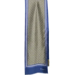 E.Marinella SCIARPA TUBOLARE VERDE IN SETA TWILL Classic daisy Sale