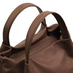 E.Marinella SOFT BAG MARRONE SCURO In pelle liscia Sale