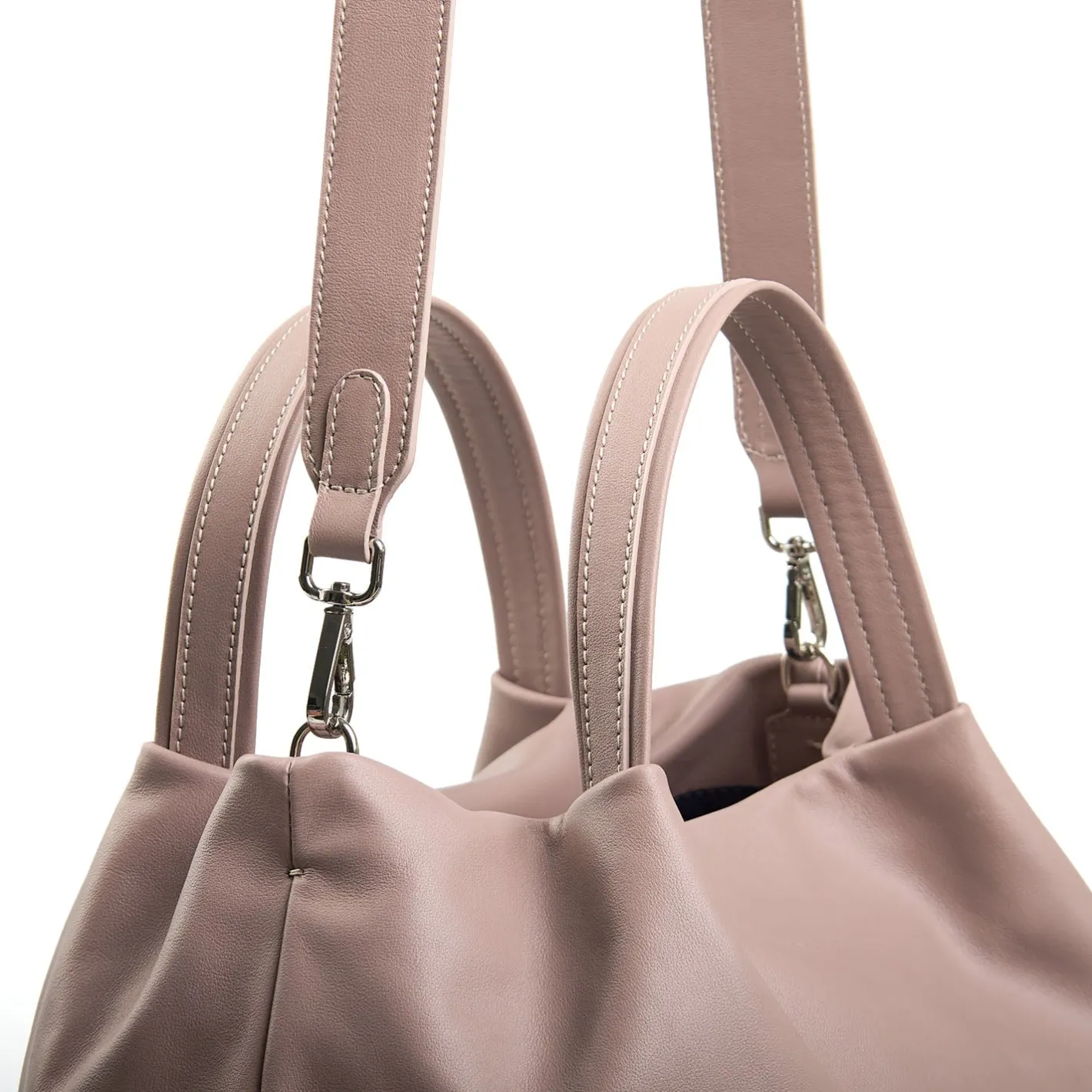 E.Marinella SOFT BAG ROSAIn pelle liscia Clearance