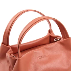 E.Marinella SOFT MINI BAG ARANCIONE SCURO In pelle liscia Online