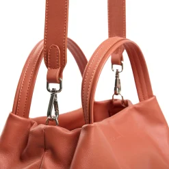 E.Marinella SOFT MINI BAG ARANCIONE SCURO In pelle liscia Online