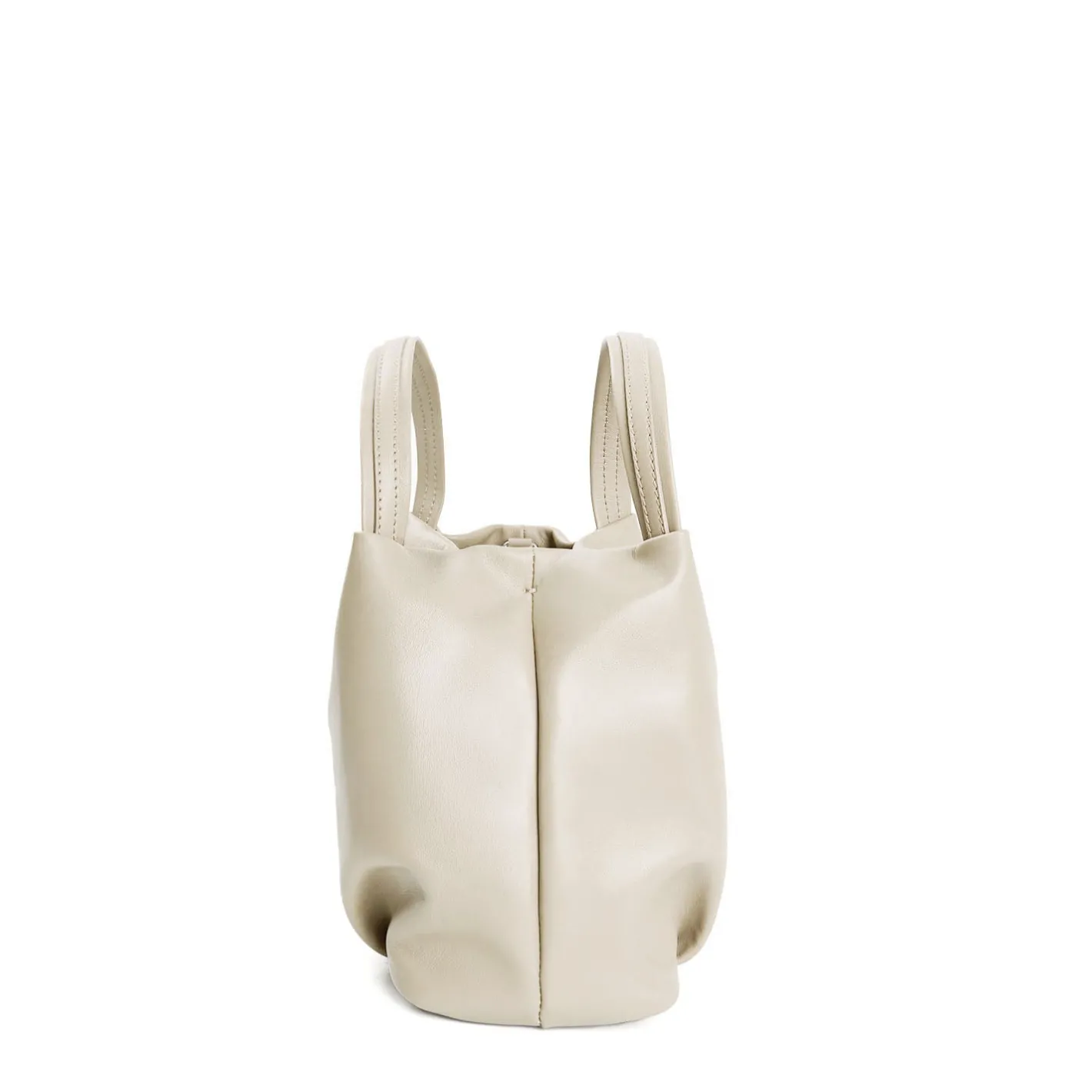 E.Marinella SOFT MINI BAG BEIGE POLVERE In pelle liscia Hot
