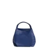 E.Marinella SOFT MINI BAG BLU POLVERE In pelle liscia Hot