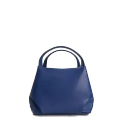 E.Marinella SOFT MINI BAG BLU POLVERE In pelle liscia Hot