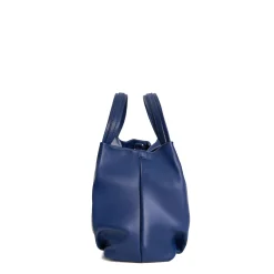 E.Marinella SOFT MINI BAG BLU POLVERE In pelle liscia Hot