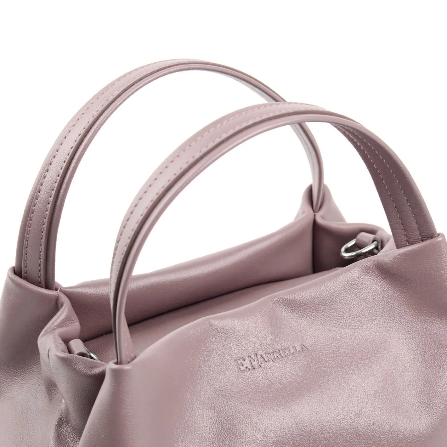 E.Marinella SOFT MINI BAG ROSA In pelle liscia Online