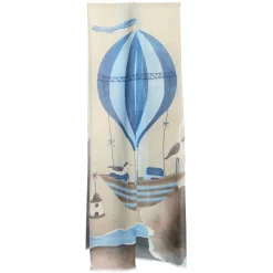 E.Marinella STOLA MARRONE IN CASHMERE Collezione mongolfiere Clearance