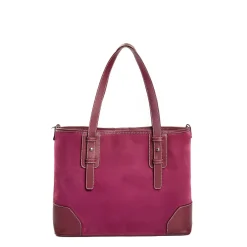 E.Marinella TOTE BAG MIDI BORDEAUX In suede e pelle Discount