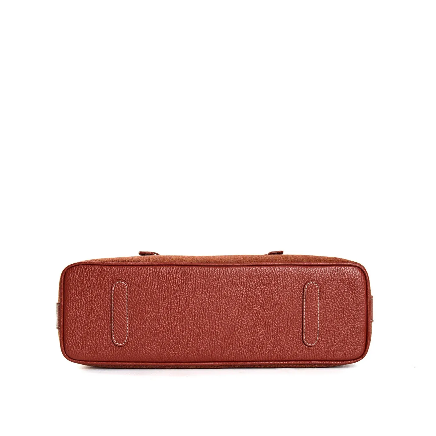 E.Marinella TOTE BAG MIDI MARRONE CHIARO In lana e pelle Best