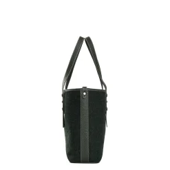 E.Marinella TOTE BAG MIDI VERDE SCURO In lana e pelle Clearance