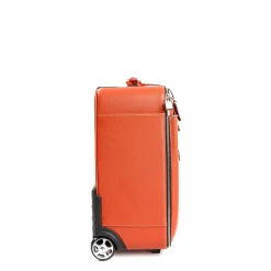 E.Marinella TROLLEY SEMIRIGIDO ARANCIONE In pelle martellata Hot