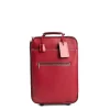 E.Marinella TROLLEY SEMIRIGIDO ROSSO In pelle martellata New