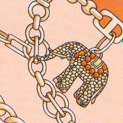 E.Marinella TWILLY IN SETA ARANCIONE Lucky elephant Discount
