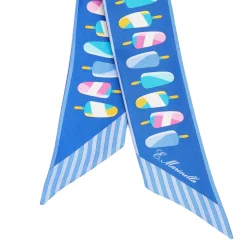 E.Marinella TWILLY IN SETA BLU La gelateria Online