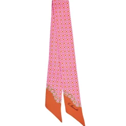 E.Marinella TWILLY IN SETA FUCSIA Microfantasia fiore Sale