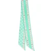 E.Marinella TWILLY IN SETA VERDE CHIARO Logo em Discount