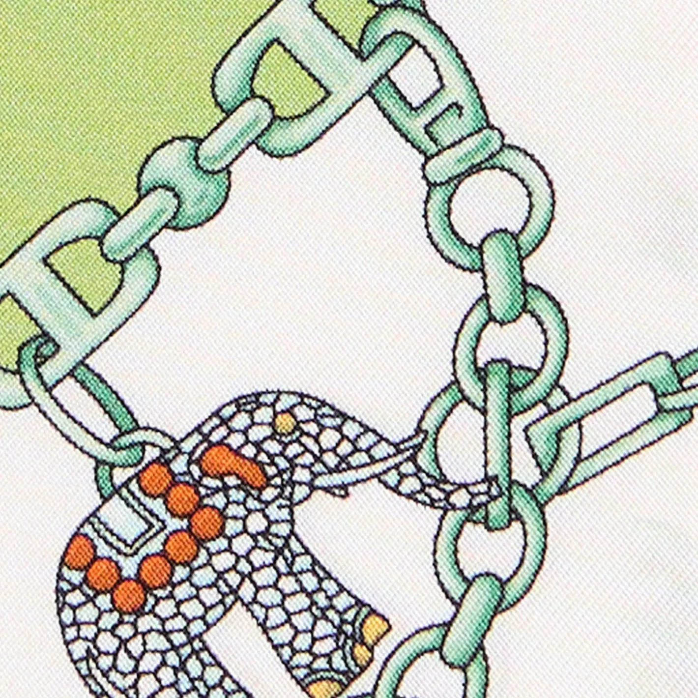 E.Marinella TWILLY IN SETA VERDE CHIARO Lucky elephant Sale