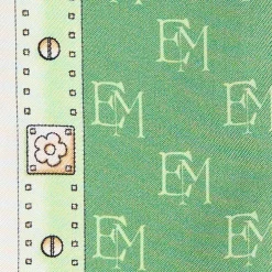 E.Marinella TWILLY IN SETA VERDE Logo em Best