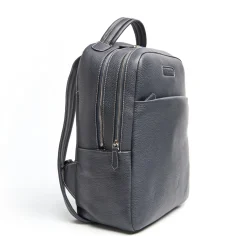 E.Marinella ZAINO BLU IN PELLE Con schienale rinforzato Discount