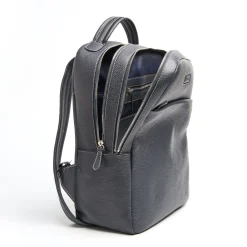 E.Marinella ZAINO BLU IN PELLE Con schienale rinforzato Discount